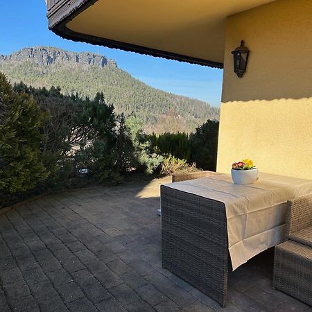 Ferienwohnung 1 Festungsblick Konigstein an der Elbe Luaran gambar