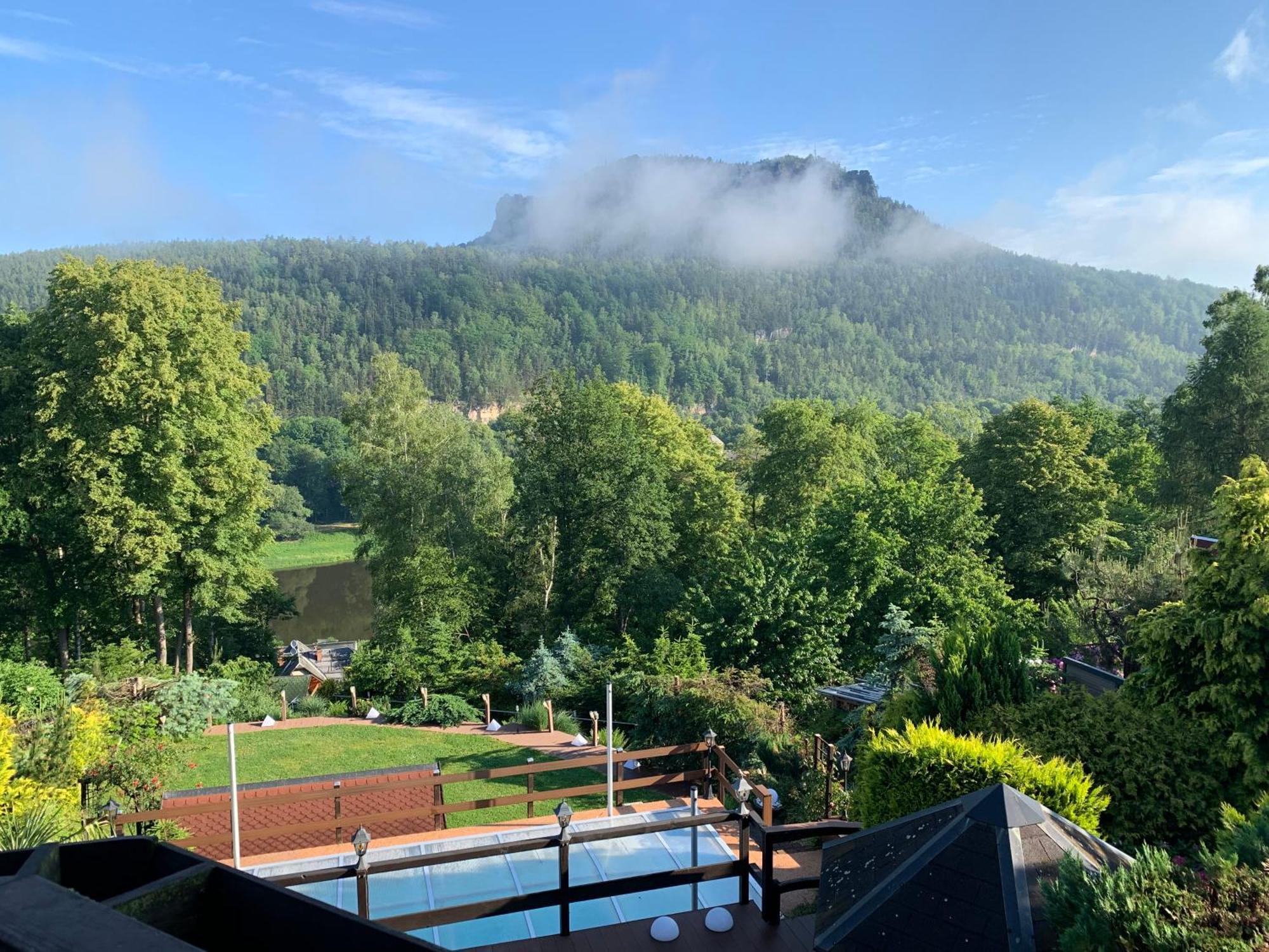Ferienwohnung 1 Festungsblick Konigstein an der Elbe Luaran gambar
