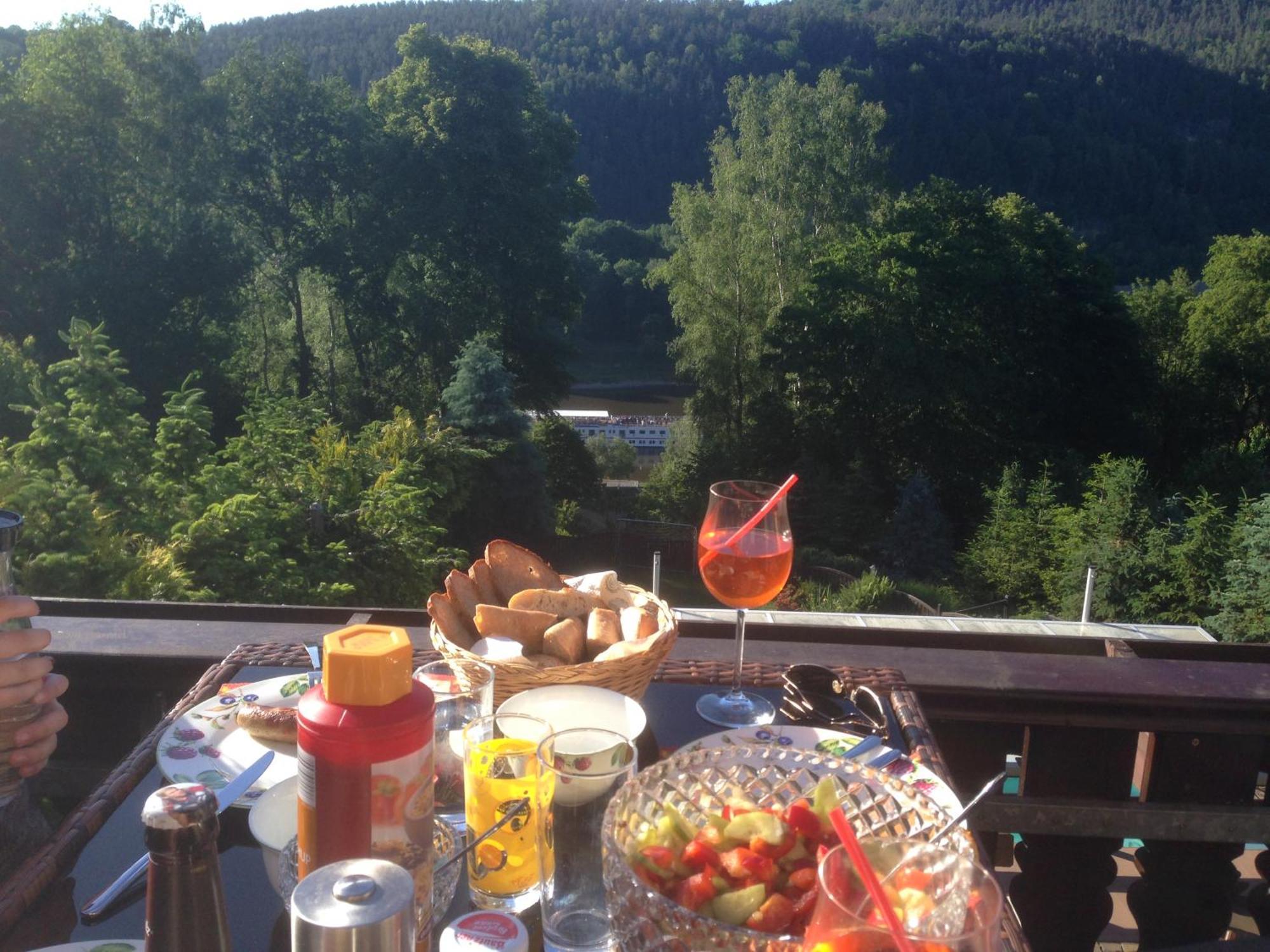Ferienwohnung 1 Festungsblick Konigstein an der Elbe Luaran gambar